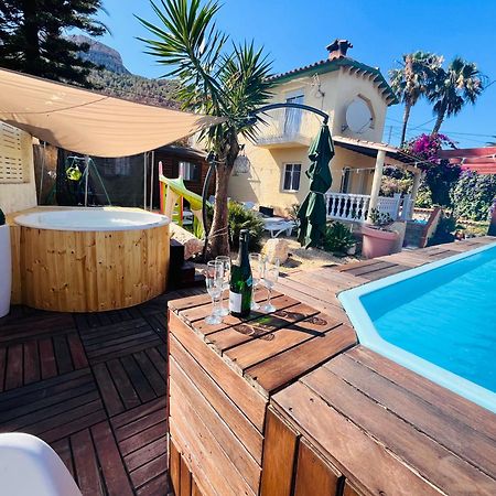 Calpe Chalet Privado Piscina A 5Min De La Playa Y Centro Jacuzzi Barbacoa Wifi Aire Dış mekan fotoğraf