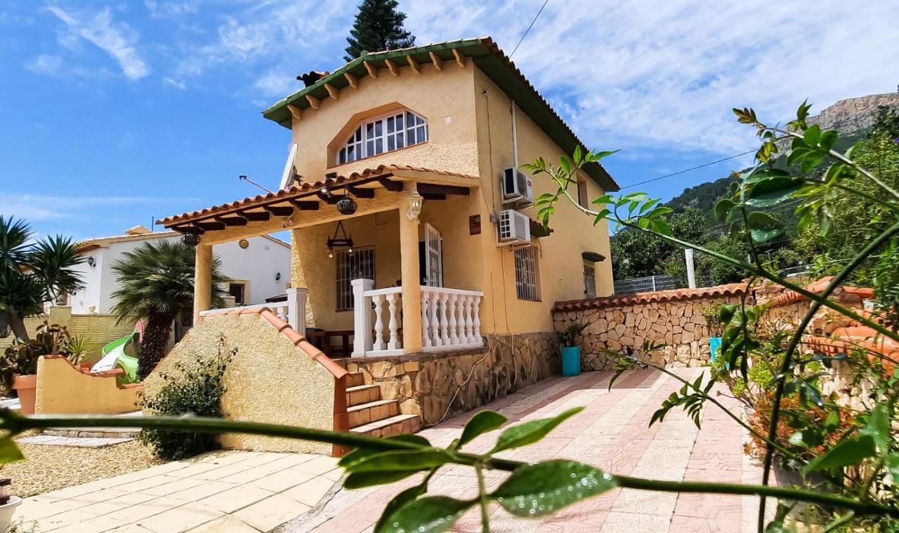 Calpe Chalet Privado Piscina A 5Min De La Playa Y Centro Jacuzzi Barbacoa Wifi Aire Dış mekan fotoğraf