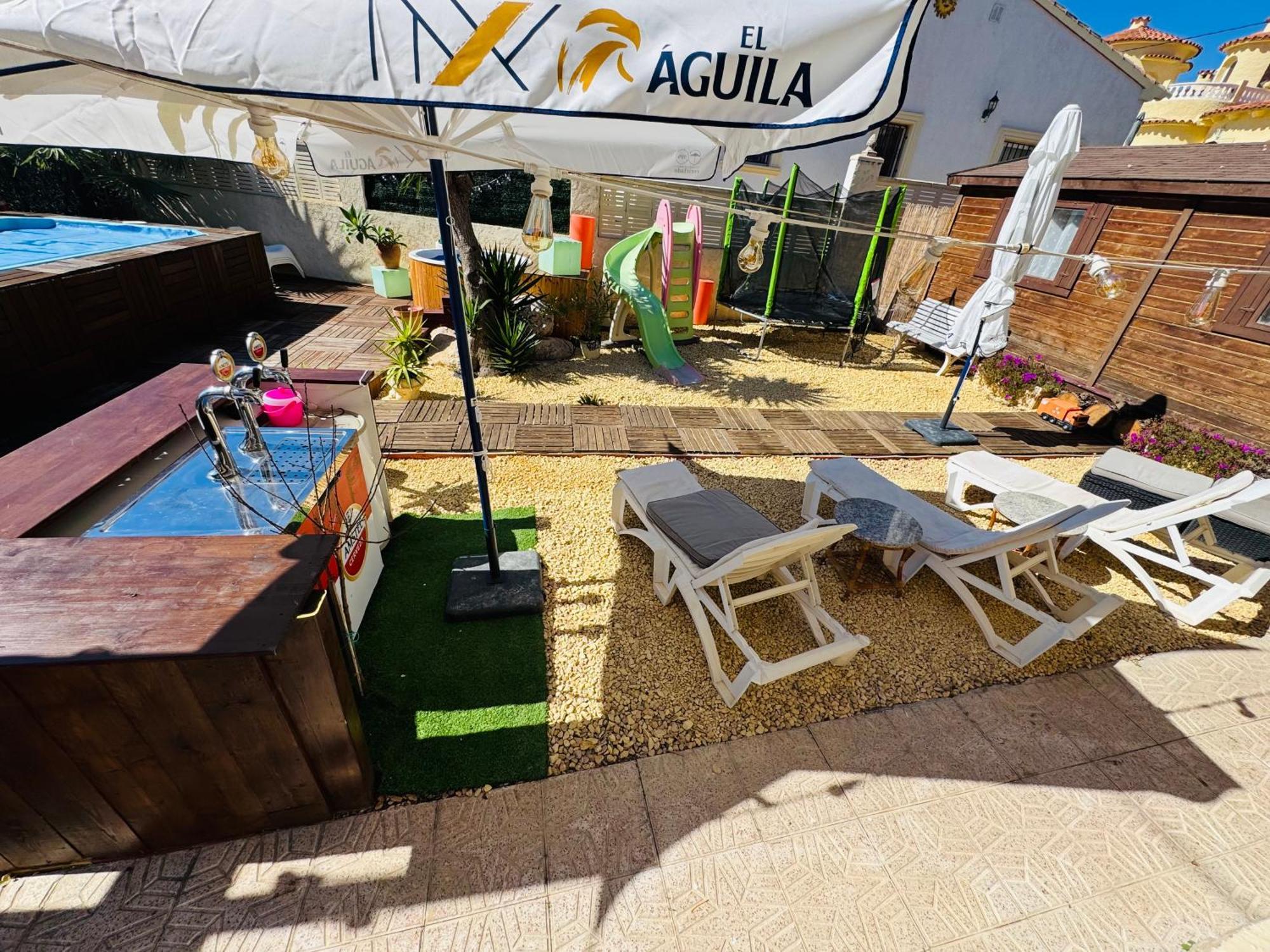 Calpe Chalet Privado Piscina A 5Min De La Playa Y Centro Jacuzzi Barbacoa Wifi Aire Dış mekan fotoğraf