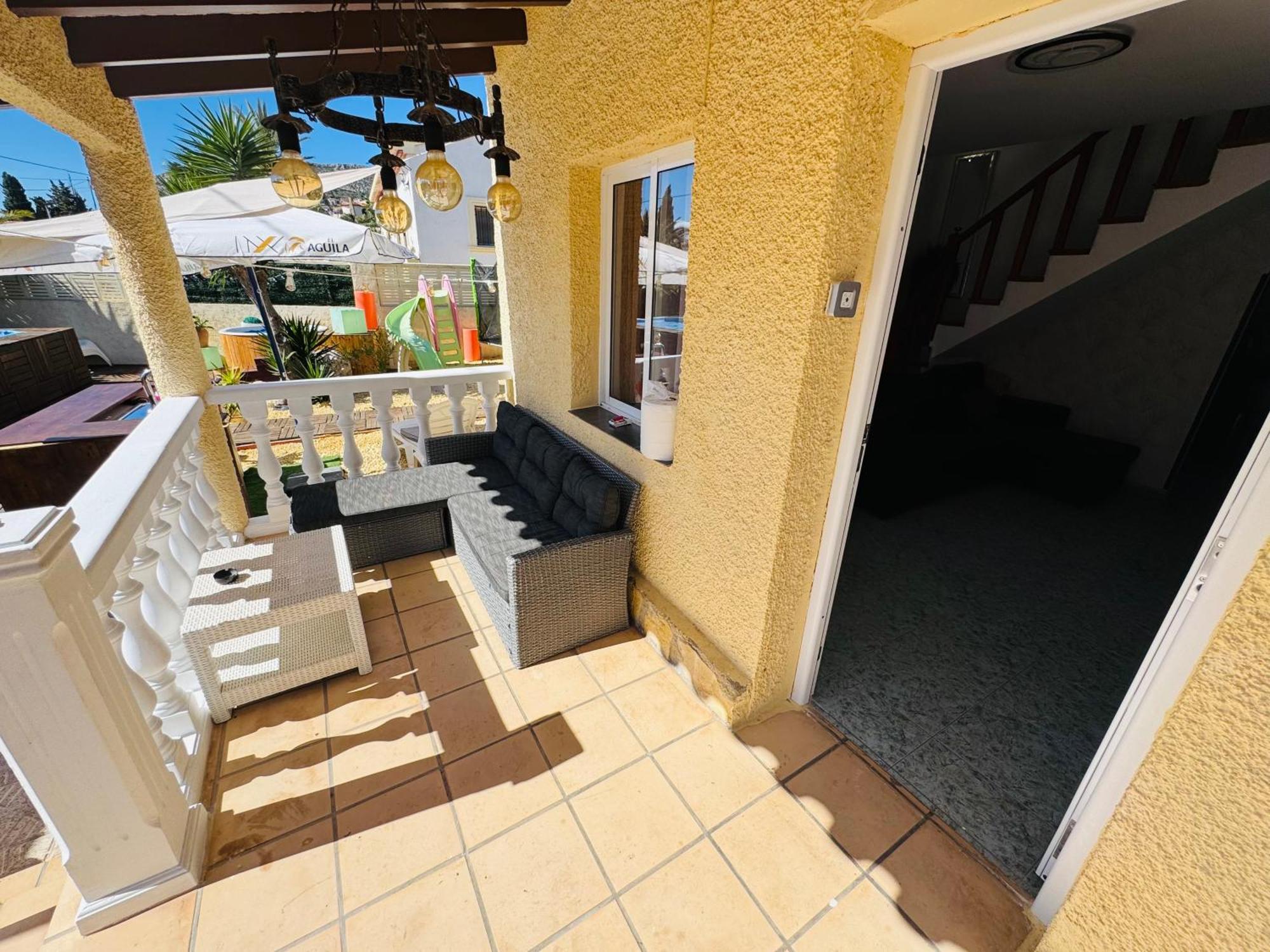 Calpe Chalet Privado Piscina A 5Min De La Playa Y Centro Jacuzzi Barbacoa Wifi Aire Dış mekan fotoğraf